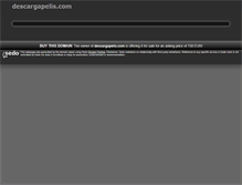 Tablet Screenshot of descargapelis.com